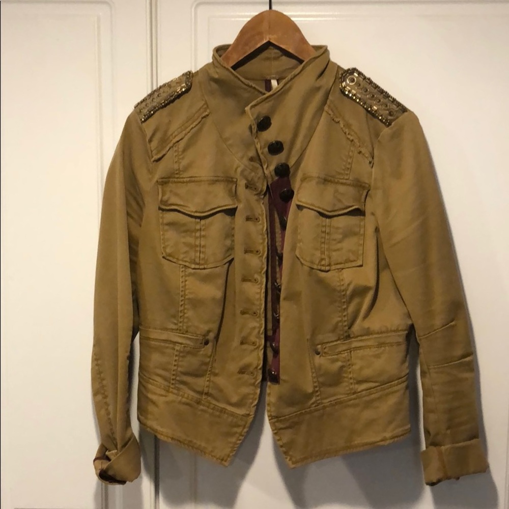 Free people khaki jacket - super cute!!!